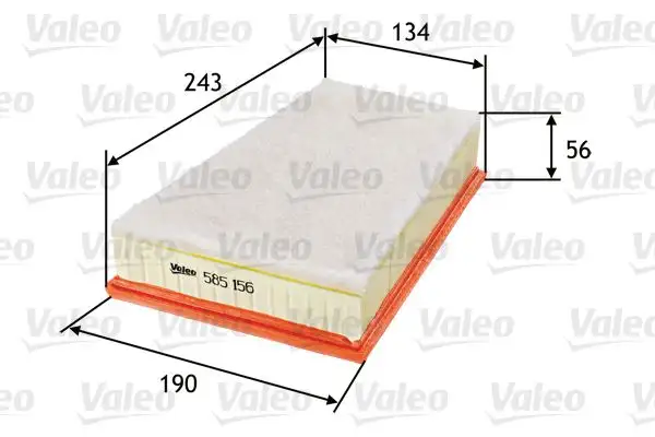 VALEO 585156 Hava Filtresi resmi
