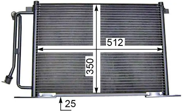 MAHLE AC183000S Klima Radyatörü resmi