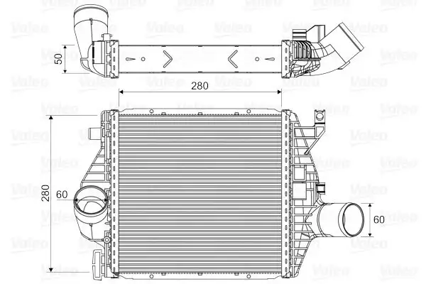 VALEO 818590 Turbo Radyatörü A6385012901 resmi