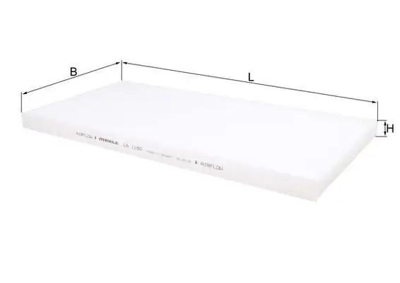 MAHLE LA1180 Polen Filtresi A0008301265 resmi