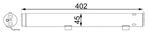 MAHLE AD285000S Klima Kurutucu Tüpü A2518350047 resmi