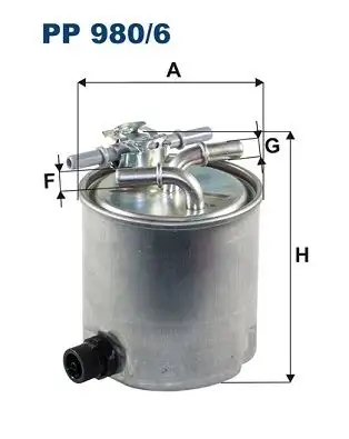 FILTRON PP980/6 Yakıt Filtresi resmi