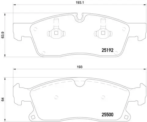 BREMBO P50109 Ön Fren Balatası resmi