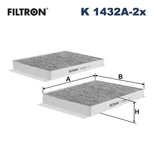 FILTRON K1432A-2X Polen Filtresi (Karbonlu) resmi