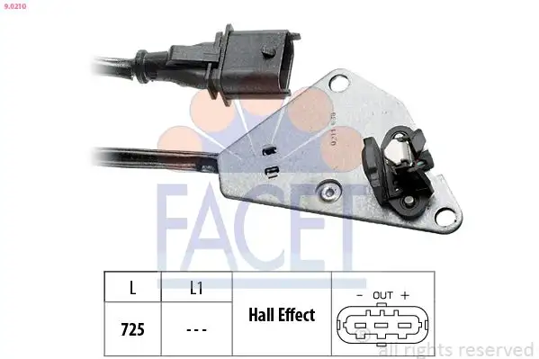 FACET 9.0210 Eksantrik Sensörü 46469912 resmi