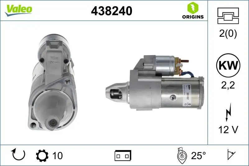 VALEO 438240 Marş Motoru resmi