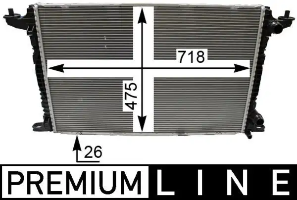 MAHLE CR2179000P Radyatör resmi