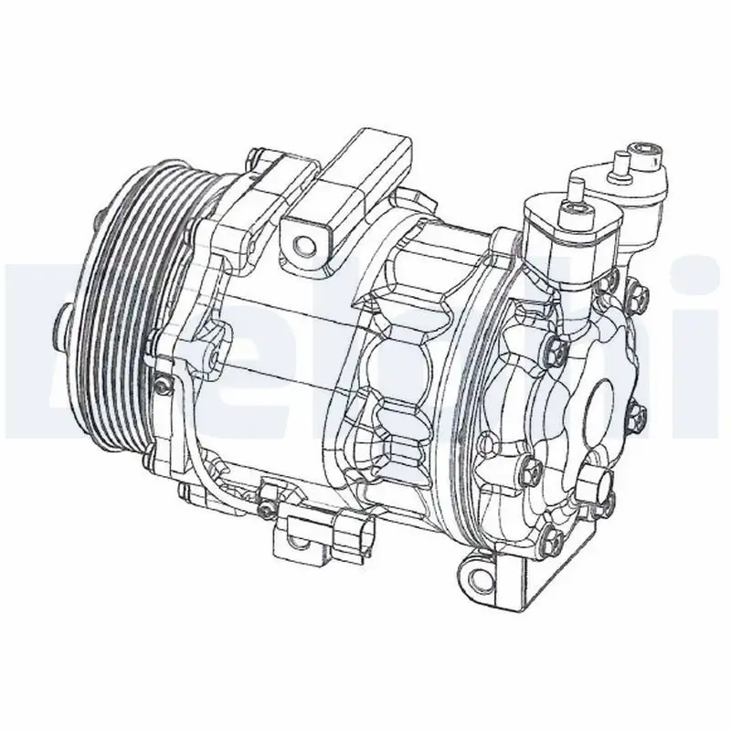 DELPHI CS20351 Klima Kompresörü 7C1119D629BA resmi