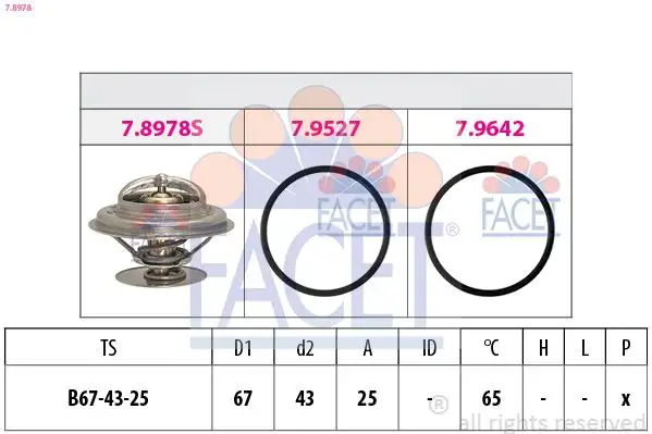 FACET 7.8978 Termostat resmi