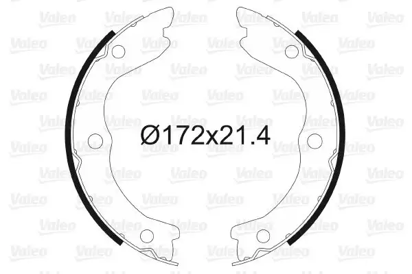 VALEO 564177 El Fren Balatası D40608H725 resmi