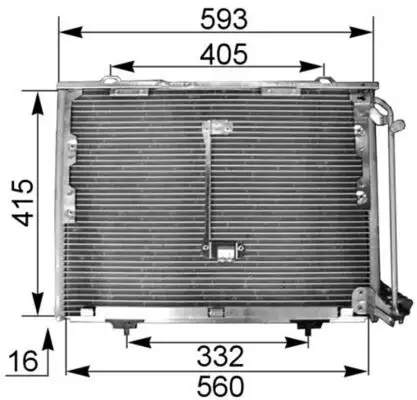 MAHLE AC168001S Klima Radyatörü resmi