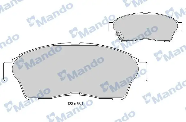 MANDO MBF015854 Ön Fren Balatası resmi