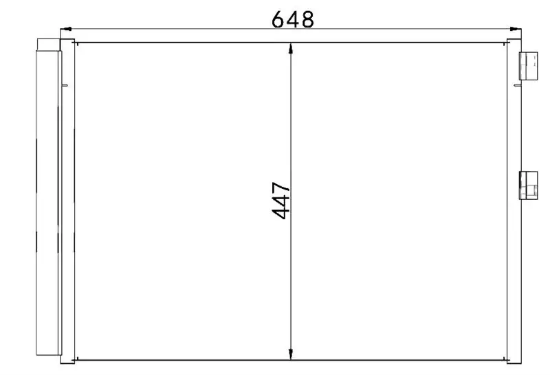 MGA 82375 Klima Radyatörü A2465000054 resmi