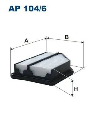 FILTRON AP104/6 Hava Filtresi 17220RSHE00 resmi