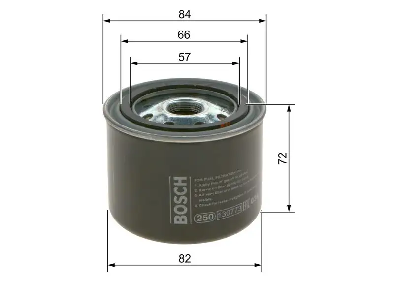 BOSCH 09864B2037 Yakıt Filtresi resmi