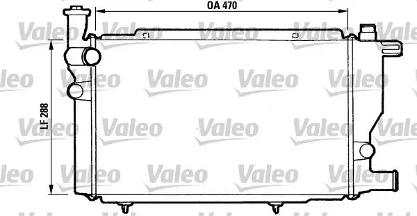 VALEO 810892 Radyatör resmi