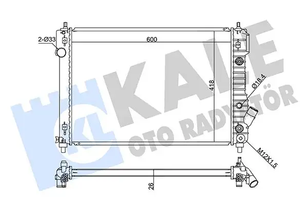 KALE 355100 Radyatör resmi