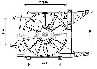 ORIS FDC05000R Fan Motoru 8200765566 resmi