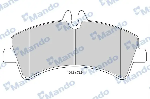 MANDO MBF015040 Arka Fren Balatası resmi