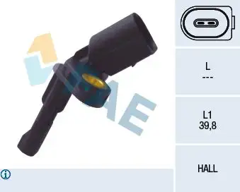 FAE 78101 ABS Hız Sensörü (Arka Sağ) ALS468 resmi