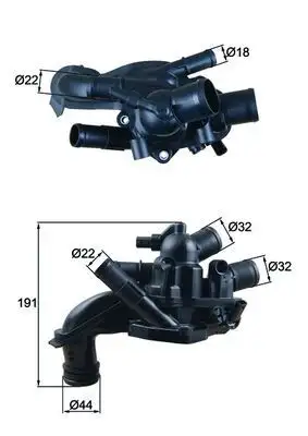 MAHLE TM46105 Termostat resmi