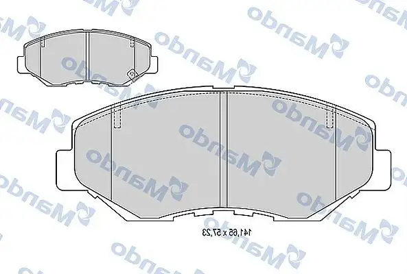 MANDO MBF015004 Ön Fren Balatası resmi
