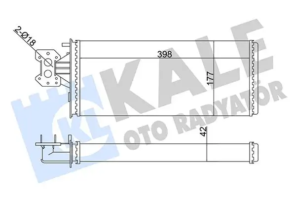 KALE 358570 Kalorifer Radyatörü 98430072 resmi