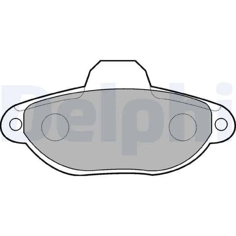 DELPHI LP851 Ön Fren Balatası resmi