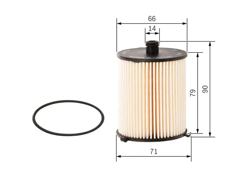 BOSCH F026402810 Yakıt Filtresi 233090N01000 resmi