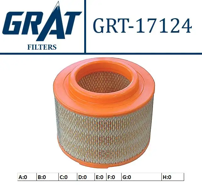 GRAT 17124 Hava Filtresi 6M349601AB resmi