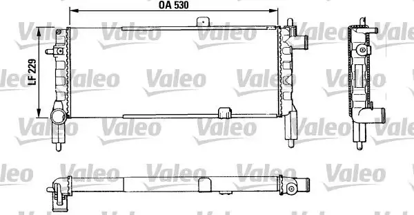 VALEO 883920 Radyatör 1302016 resmi