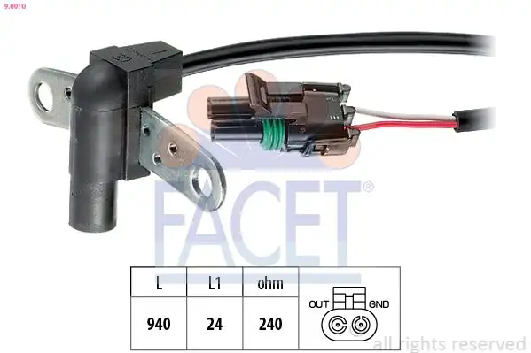 FACET 9.0010 Krank Sensörü resmi