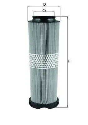 MAHLE LX1020 Hava Filtresi A6460940004 resmi