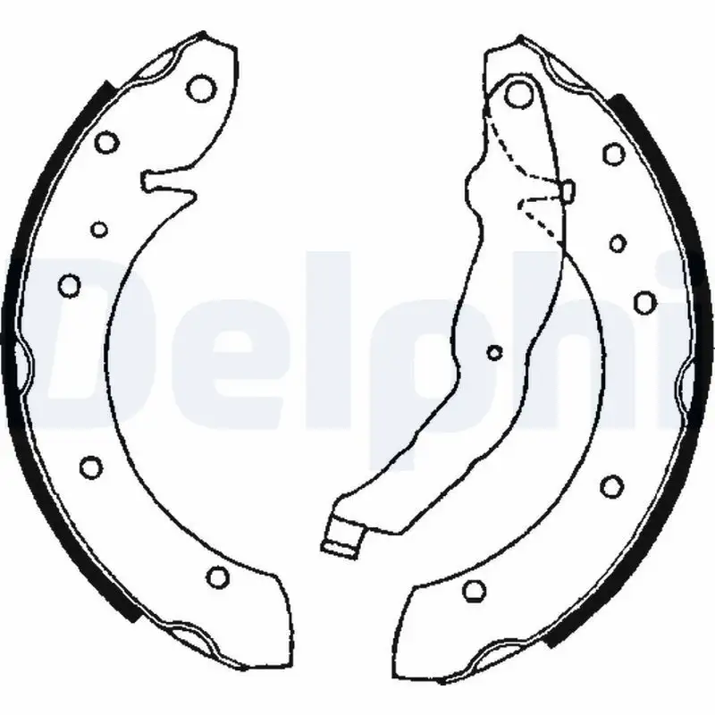 DELPHI LS1634 Arka Fren Balatası 34219067127 resmi