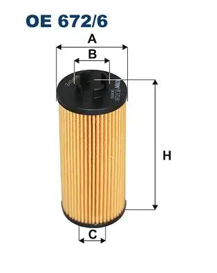 FILTRON OE672/6 Yağ Filtresi resmi