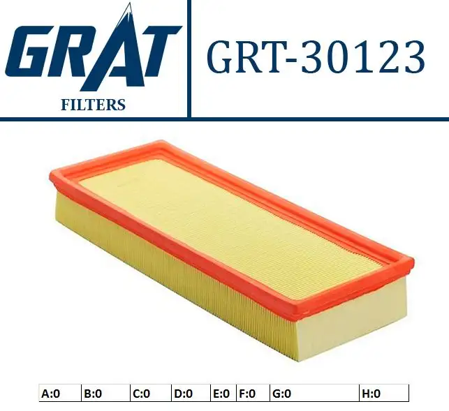 GRAT 30123 Hava Filtresi 13721707021 resmi