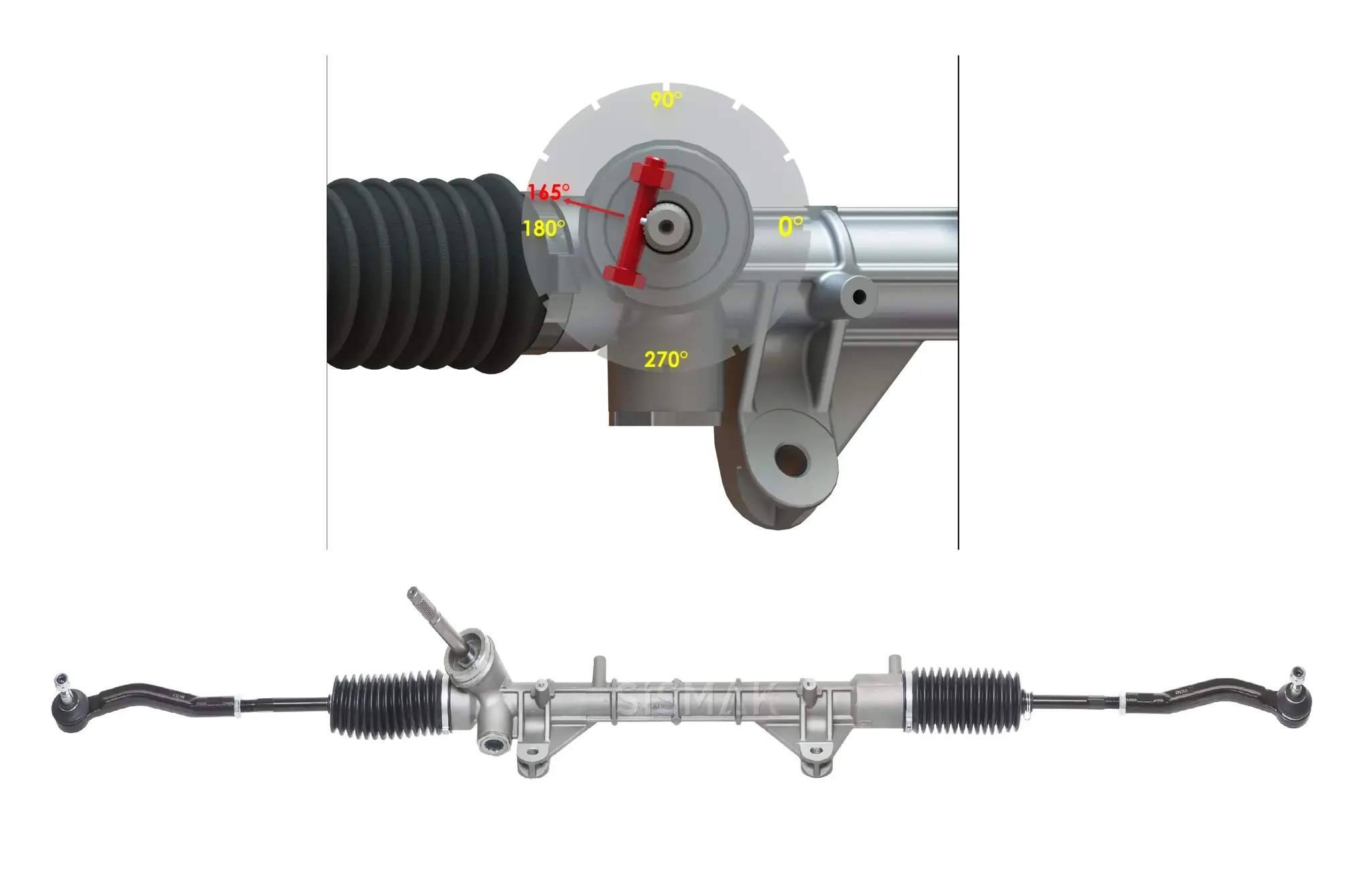 SİSMAK 220816T Direksiyon Kutusu 490014424R resmi