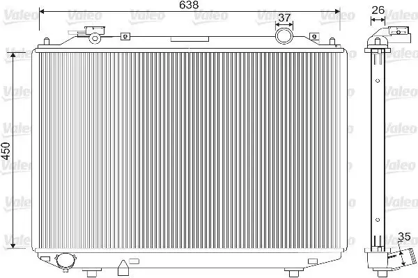 VALEO 733212 Radyatör WL8515200A resmi