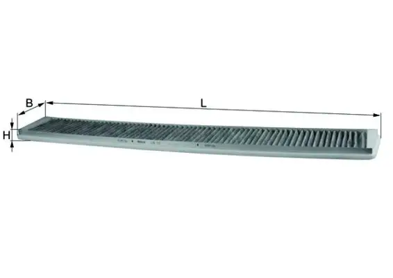 MAHLE LAK102 Polen Filtresi (Karbonlu) resmi