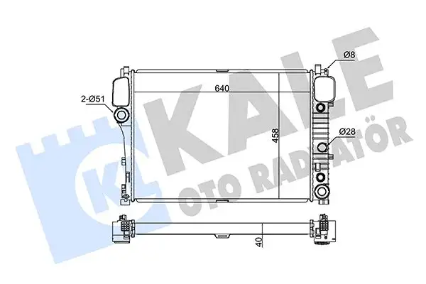 KALE 345970 Radyatör resmi