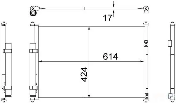 MGA 82212 Klima Radyatörü 9531064J00 resmi