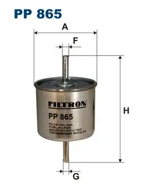 FILTRON PP865 Yakıt Filtresi resmi