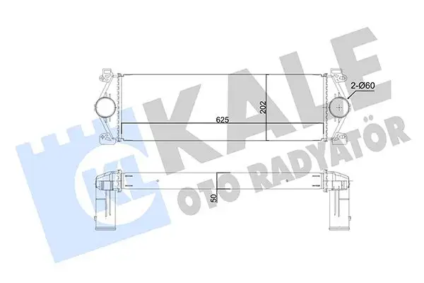 KALE 350835 Turbo Radyatörü 5010619437 resmi