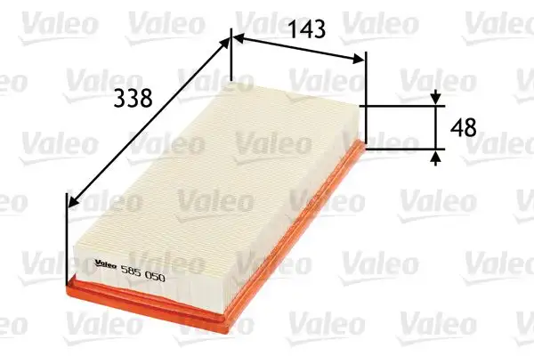 VALEO 585050 Hava Filtresi resmi
