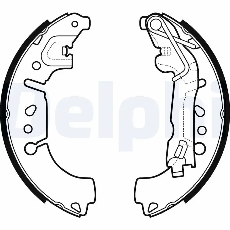 DELPHI LS2135 Arka Fren Balatası 77367099 resmi