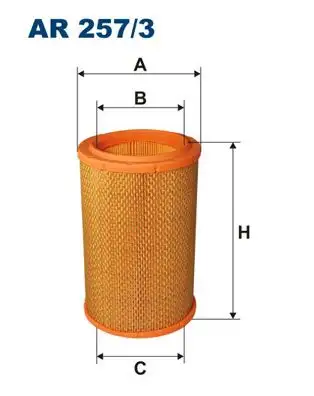 FILTRON AR257/3 Hava Filtresi 7701044677 resmi