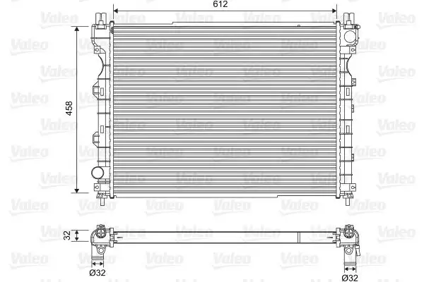 VALEO 701567 Radyatör PCC000321 resmi