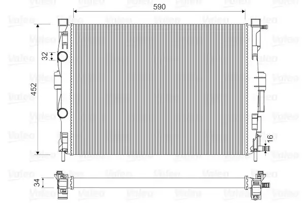 VALEO 732946 Radyatör resmi