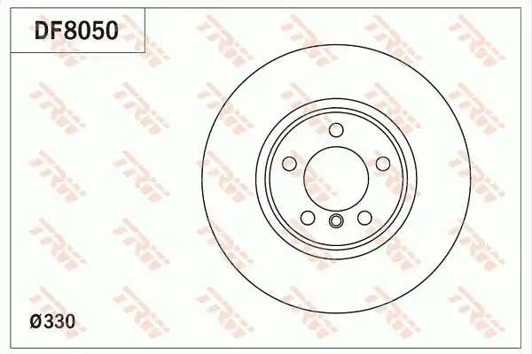 TRW DF8050 Ön Fren Diski 34116792221 resmi