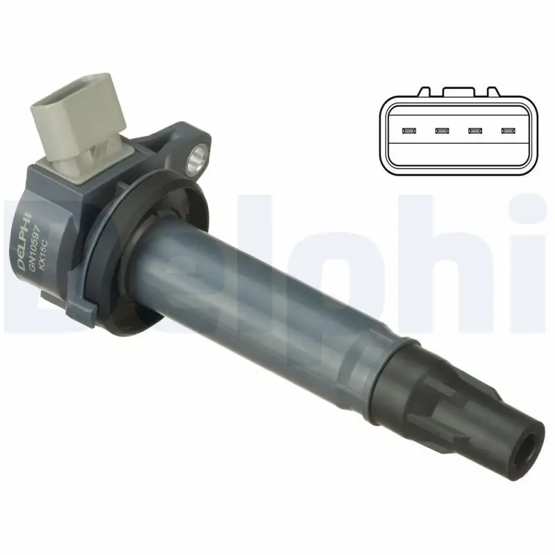 DELPHI GN10597-12B1 Bobin 19070B1020000 resmi